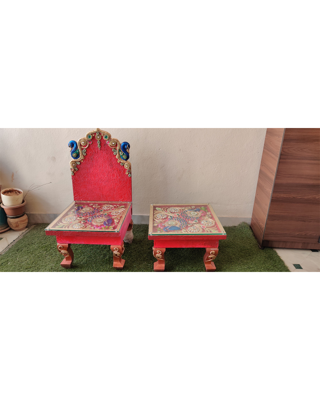 Riddhi Siddhi Art Creations - Silver Wedding Arch Chowki